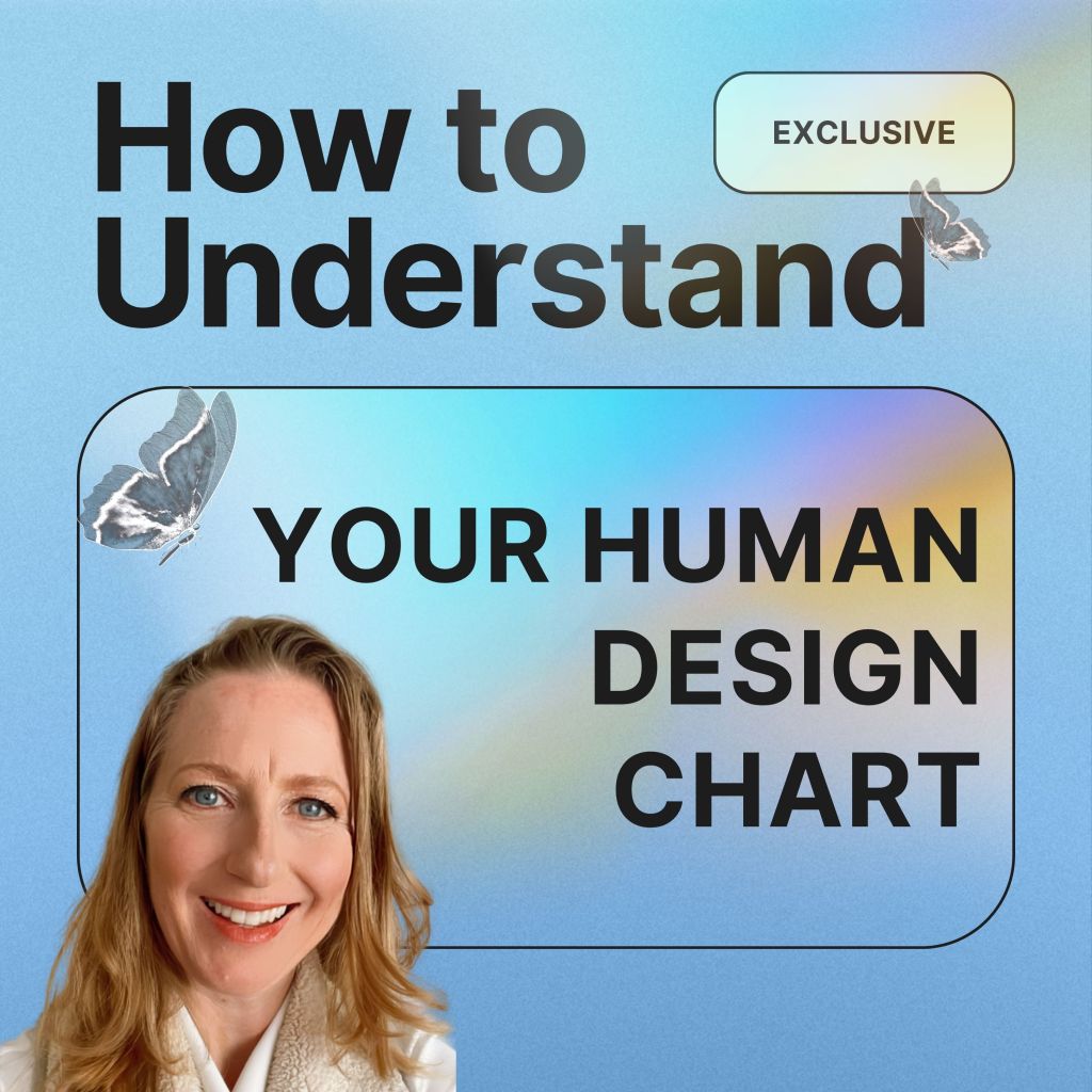 blue background with raven smiling with text How to Understand Your Human Design chart